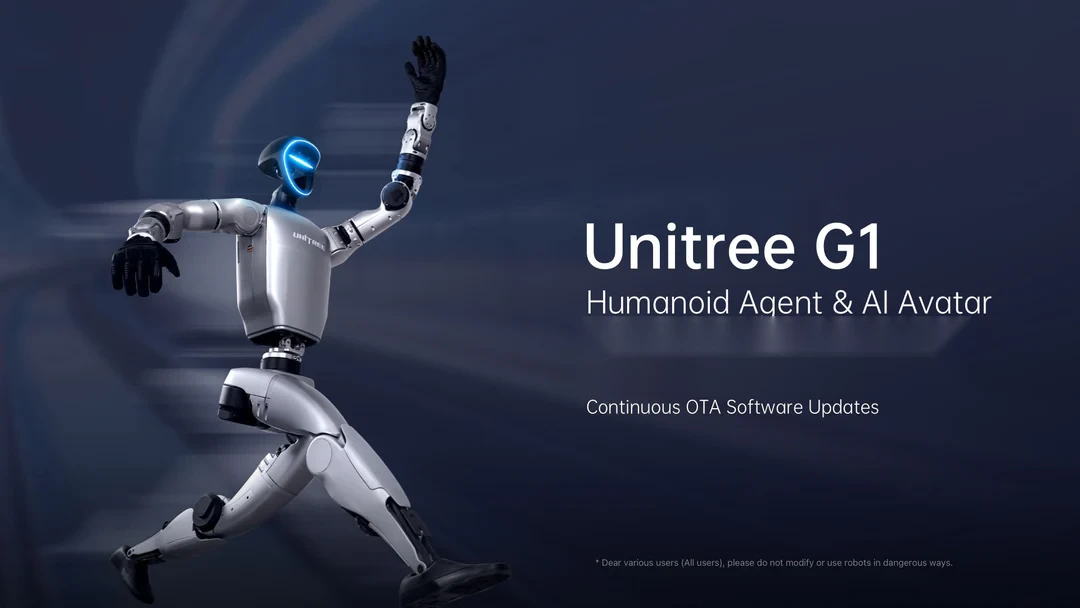 Robot Humanoide Unitree G1 - Humanoid Agent & AI Avatar